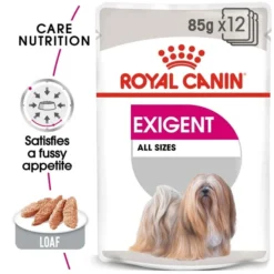 ROYAL CANIN EXIGENT Nassfutter Für Wählerische Hunde 12x85g