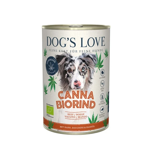 DOG'S LOVE Canna BIO Rind Mit Hanf