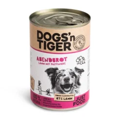 Dogs'n Tiger Abendbrot Nassfutter Lamm Mit Pastinake