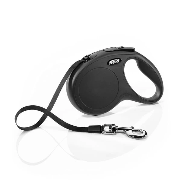 Flexi New Classic Gurtleine Schwarz