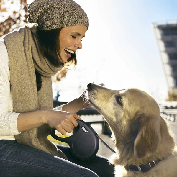 Flexi New Classic Gurtleine Schwarz – Bild 4