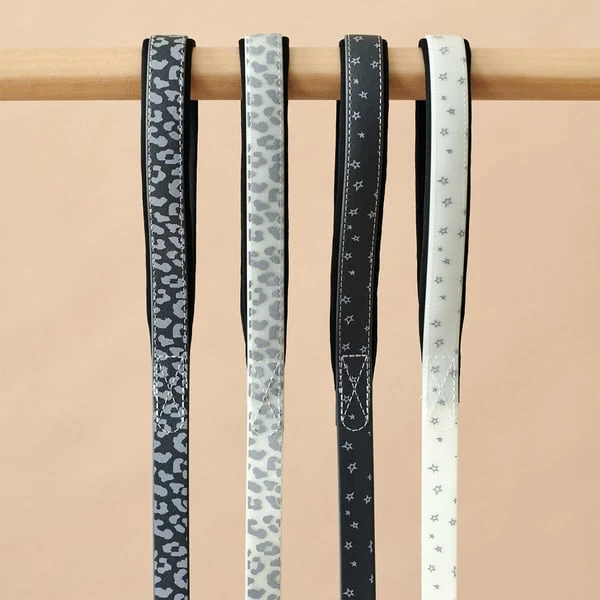 Hunter Verstellbare Führleine Convenience Reflect Grau Leopard – Bild 4