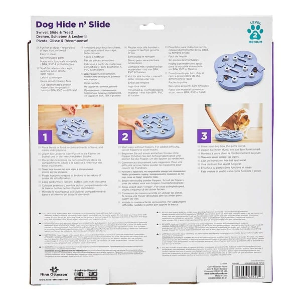 Nina Ottosson Dog Hide N' Slide - Composite Intelligenzspielzeug – Bild 3