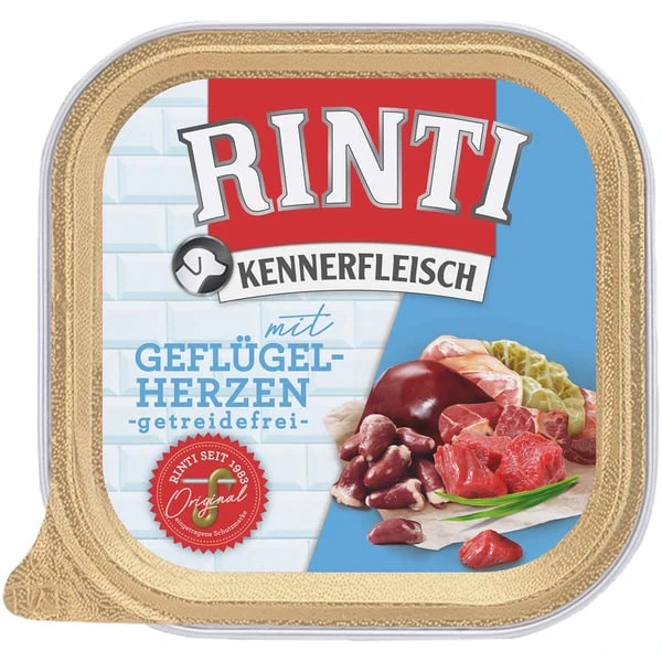 Rinti Kennerfleisch Mit Geflügelherzen