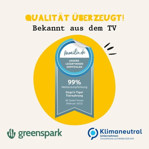 Dogs'n Tiger Gaumenfreude Nassfutter Geflügel Mit Süßkartoffel – Bild 5