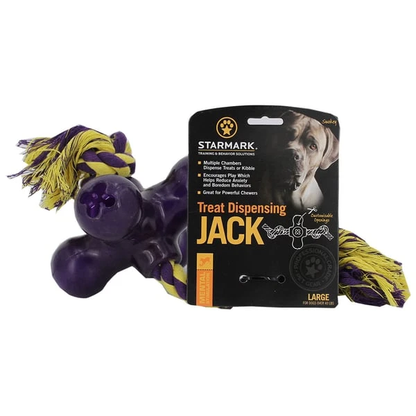 Starmark Hundespielzeug Treat Dispensing Jack L – Bild 2