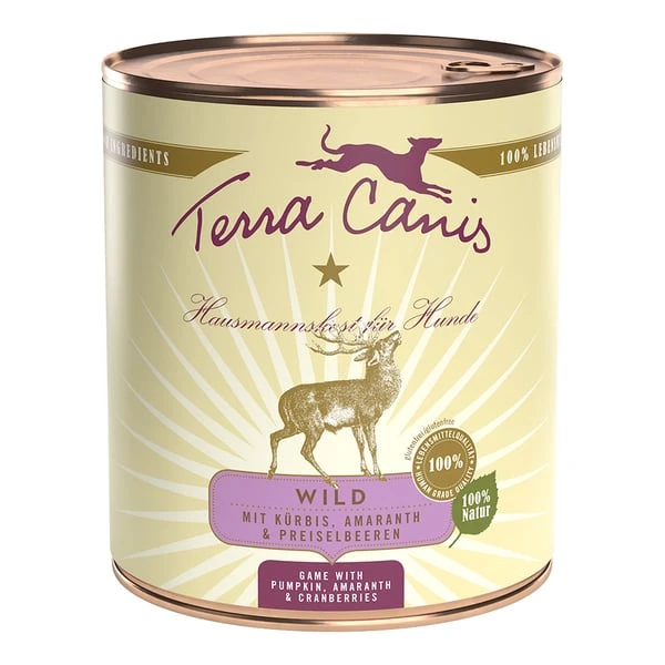 Terra Canis CLASSIC – Wild Mit Kürbis, Amaranth Und Preiselbeere